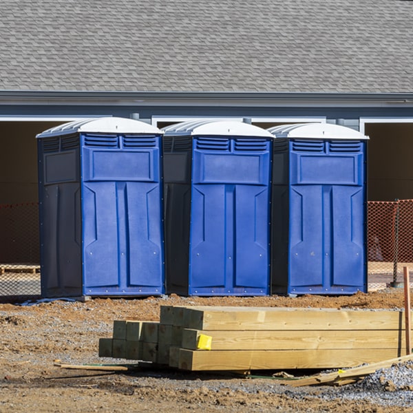 what is the expected delivery and pickup timeframe for the porta potties in Danville IA